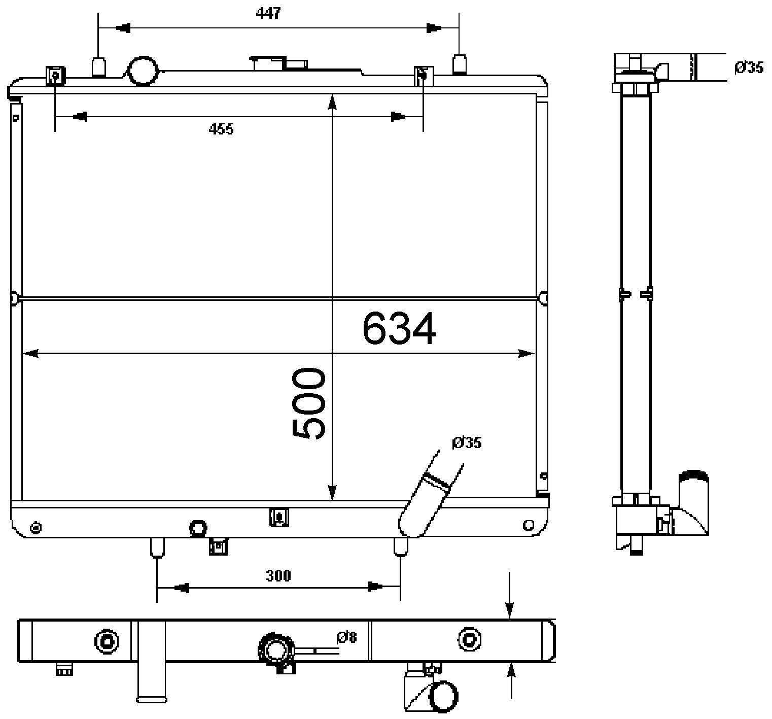 MAHLE CR 1747 000S Kühlmittelkühler BEHR von MAHLE