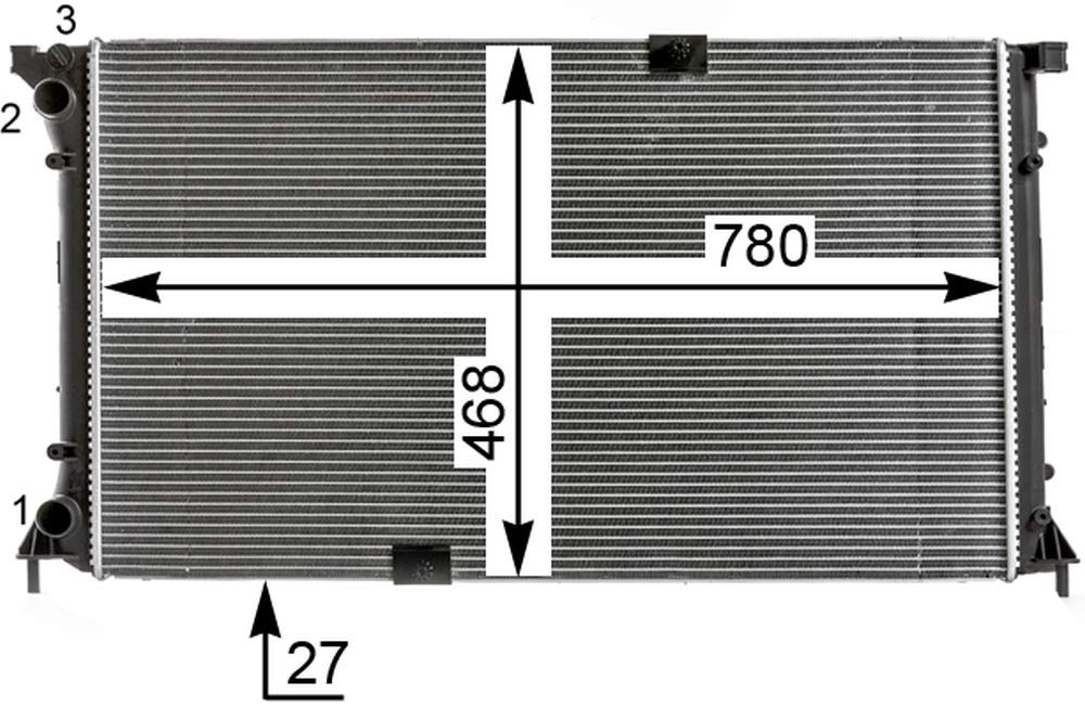 MAHLE CR 18 000P Kühlmittelkühler BEHR PREMIUM LINE von MAHLE