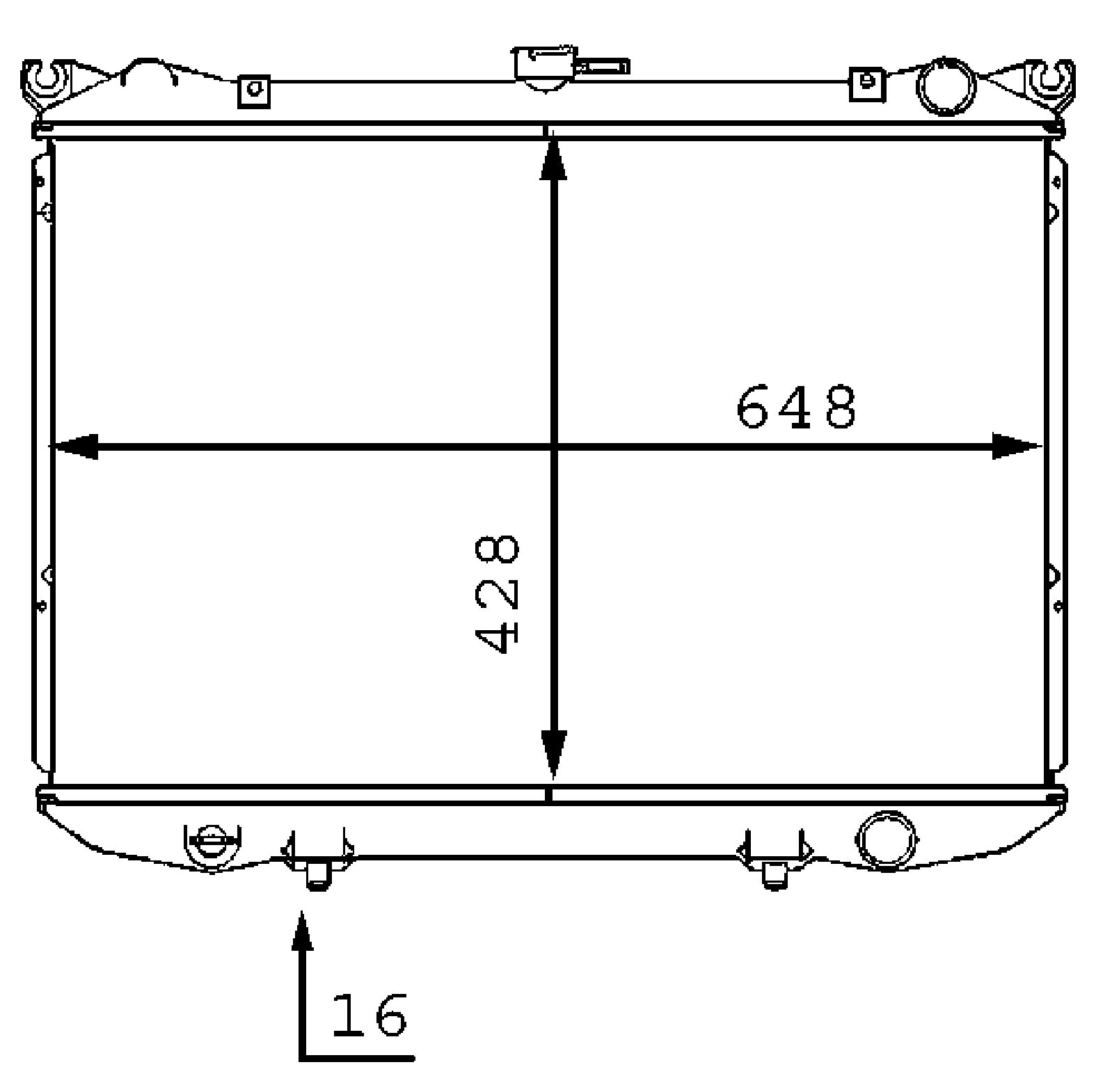 MAHLE CR 187 000S Kühlmittelkühler BEHR von MAHLE