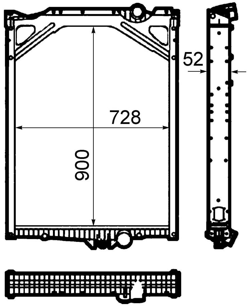 MAHLE CR 1917 000P Kühlmittelkühler BEHR PREMIUM LINE von MAHLE