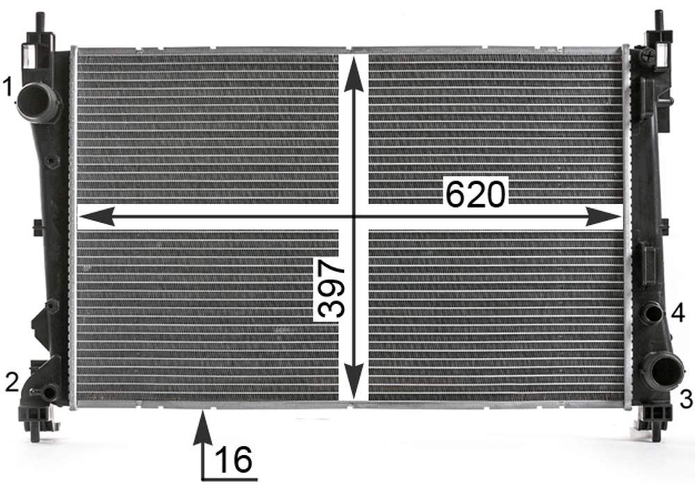 MAHLE CR 2003 000P Kühlmittelkühler BEHR PREMIUM LINE von MAHLE