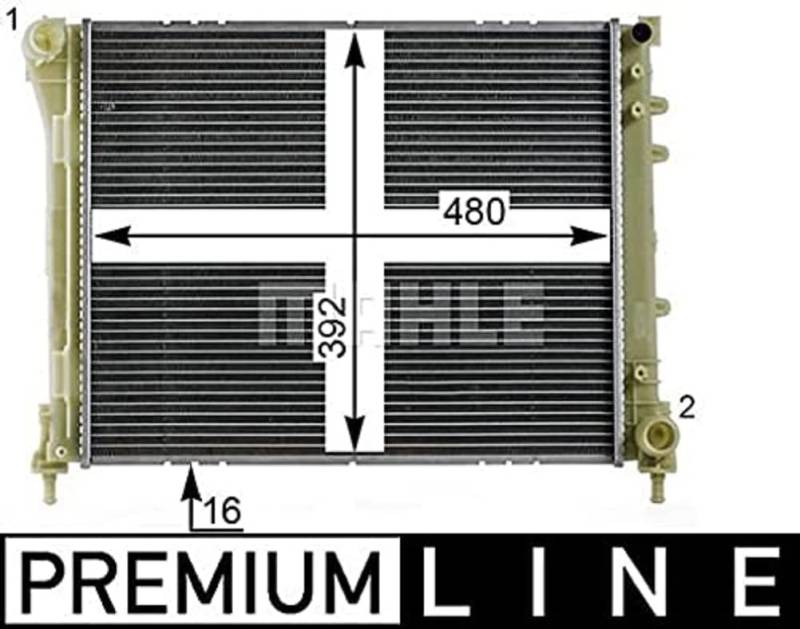 MAHLE CR 2004 000P Kühlmittelkühler BEHR PREMIUM LINE von MAHLE