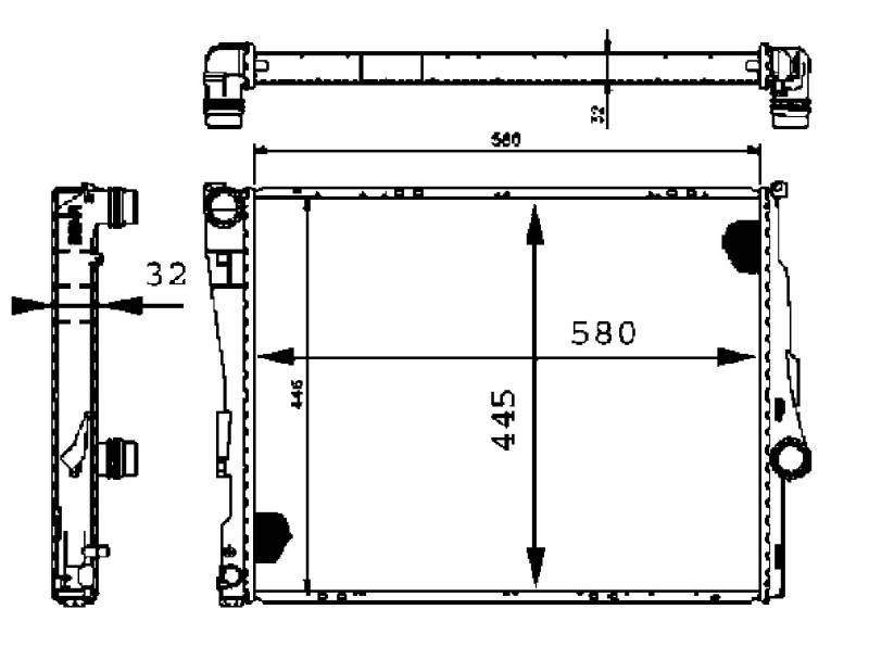 MAHLE CR 455 000S Kühlmittelkühler BEHR von MAHLE