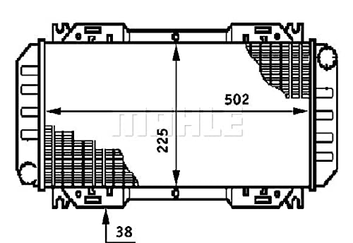 MAHLE CR 619 000S Kühlmittelkühler BEHR von MAHLE