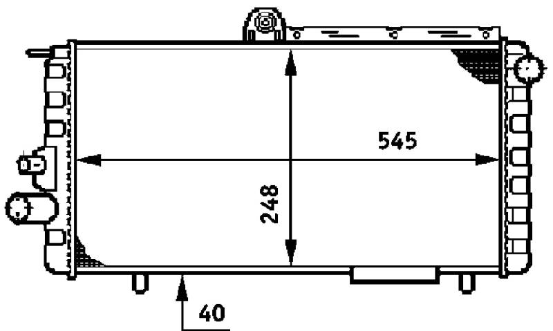 MAHLE CR 620 000S Kühlmittelkühler BEHR von MAHLE