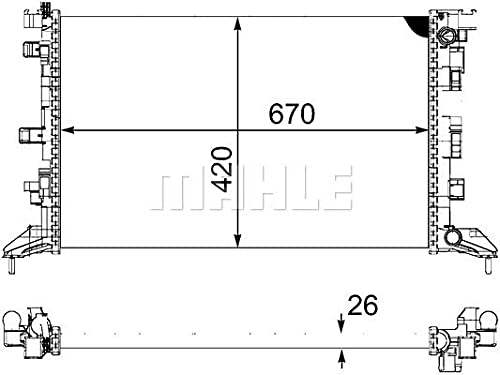 MAHLE CR 897 000P Kühlmittelkühler BEHR PREMIUM LINE von MAHLE