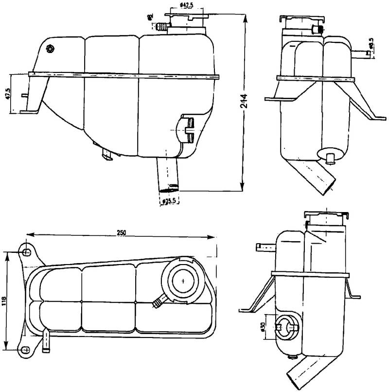 MAHLE CRT 121 000S Ausgleichsbehälter BEHR von MAHLE