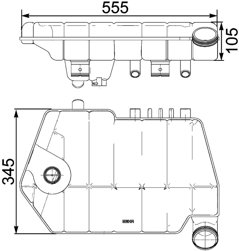 MAHLE CRT 66 000P Ausgleichsbehälter BEHR PREMIUM LINE von MAHLE