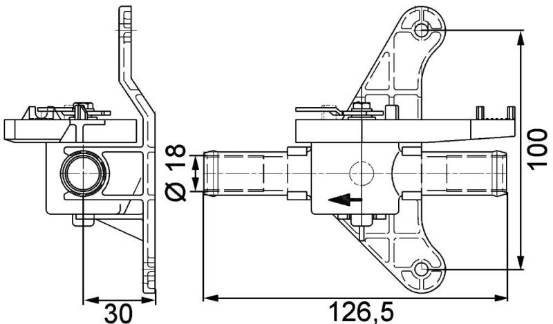 MAHLE CV 5 000P Kühlmittelregelventil u.a. passend für MERCEDES von MAHLE