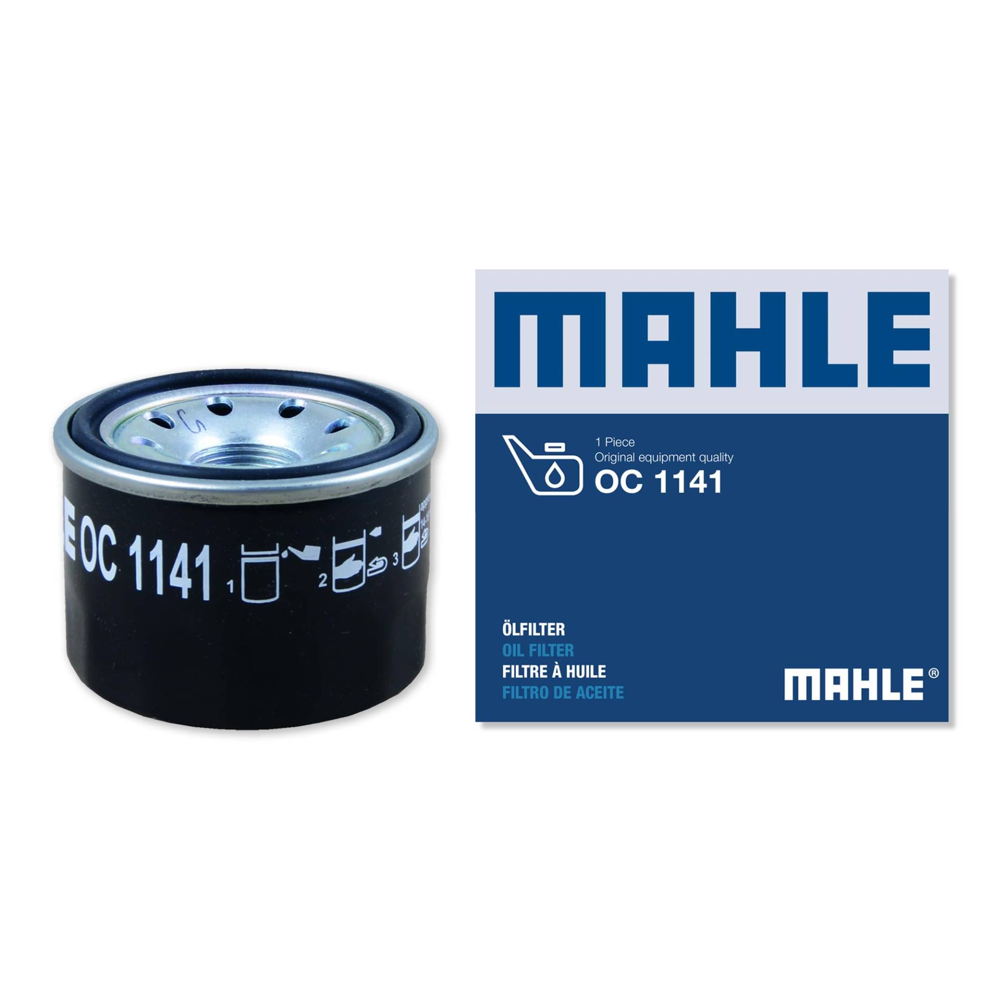 MAHLE OC 1141 Ölfilter Anschraubfilter 65MMu.a. passend für BMW G G 310 GS von MAHLE