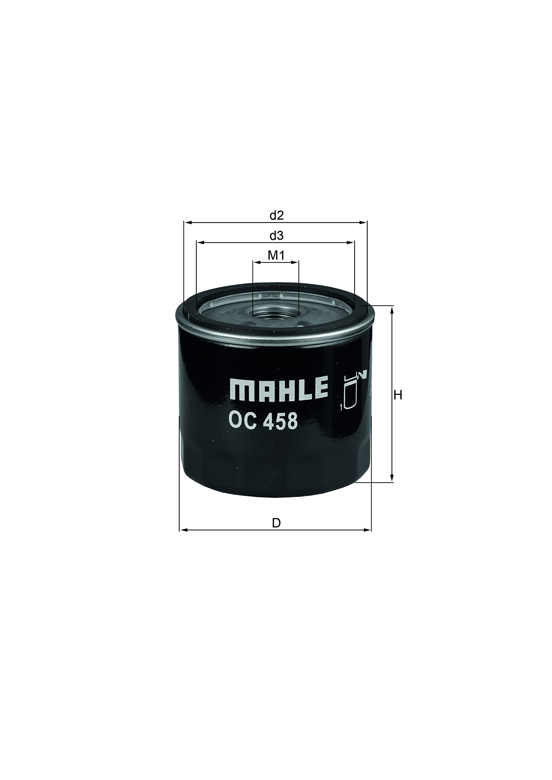 MAHLE OC 458 Ölfilter von MAHLE