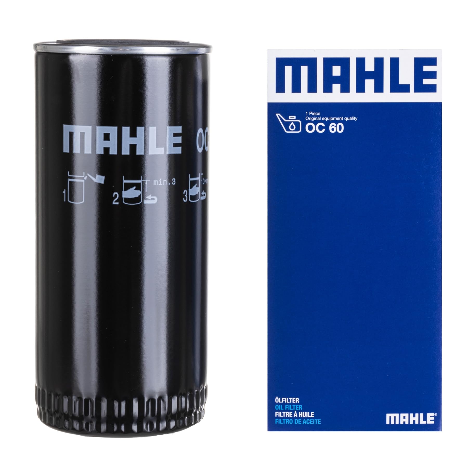 MAHLE OC 60 Ölfilter Anschraubfilter 93,3MMu.a. passend für ASTON MARTIN VIRAGE Saloon von MAHLE