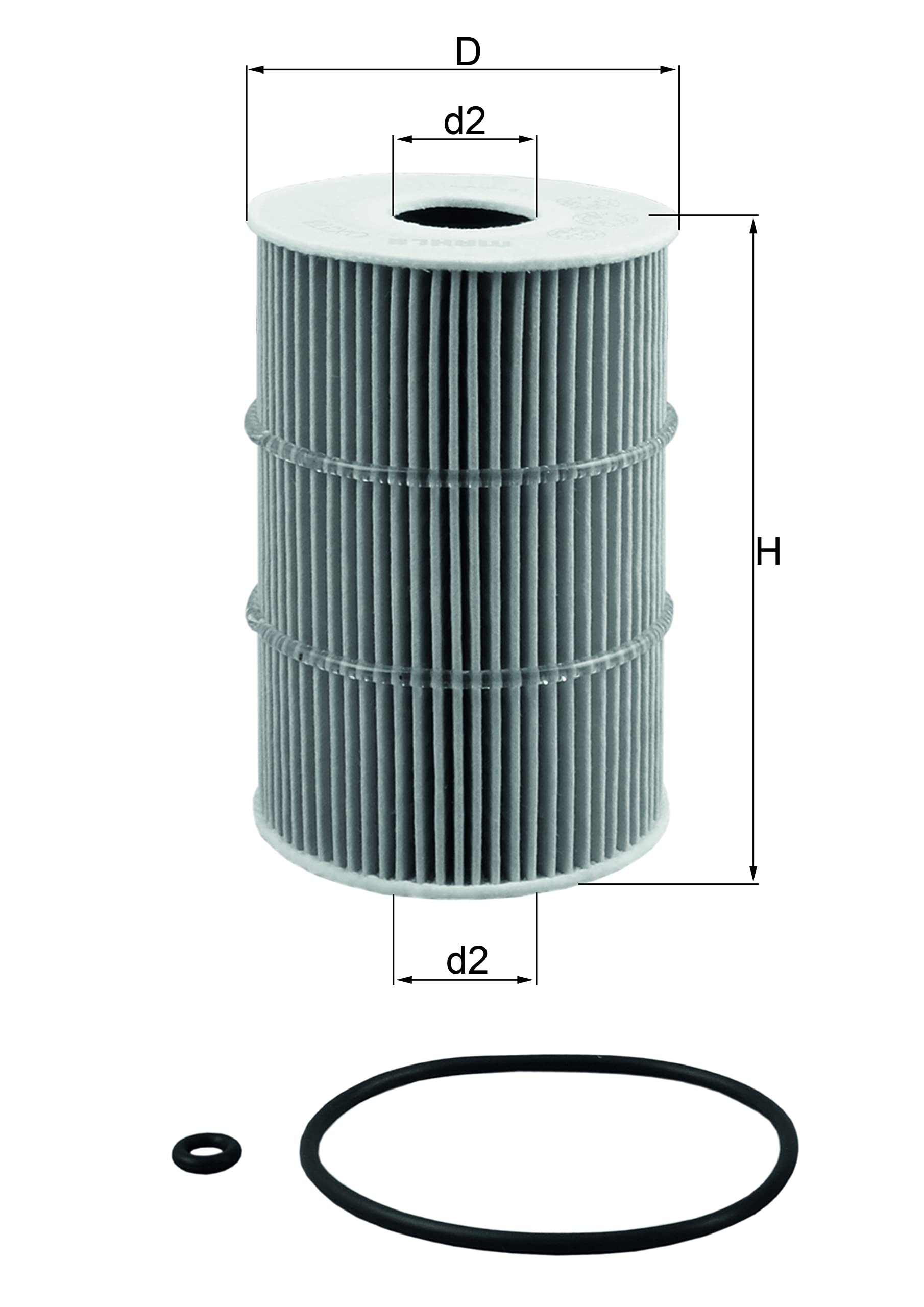 MAHLE OX 378D Ölfilter von MAHLE