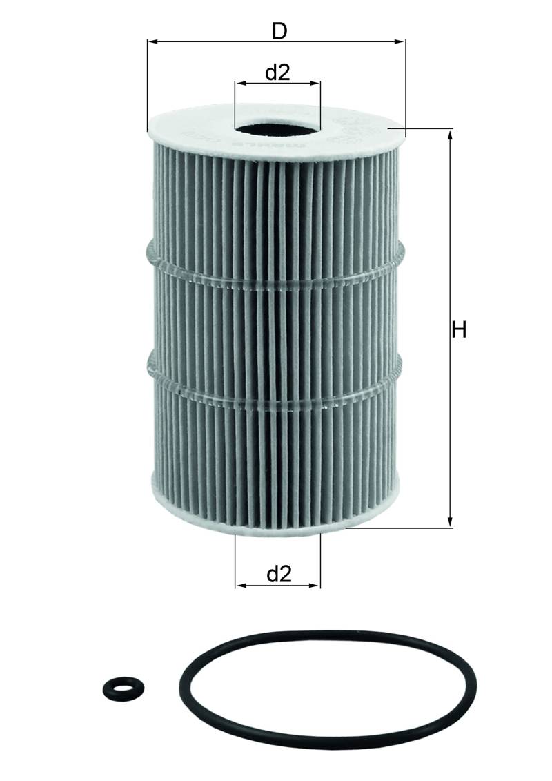 MAHLE OX 378D Ölfilter von MAHLE