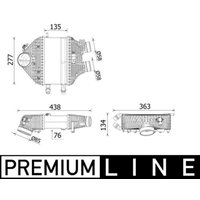 Niedertemperaturkühler, Ladeluftkühler MAHLE CI 618 000P von Mahle