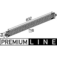 Ölkühler, Automatikgetriebe MAHLE CLC 17 000P von Mahle