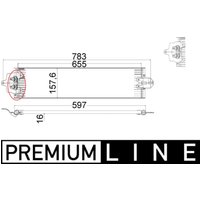 Ölkühler, Automatikgetriebe MAHLE CLC 49 000P von Mahle