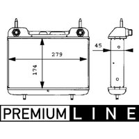 Ölkühler, Motoröl MAHLE CLC 27 000P von Mahle
