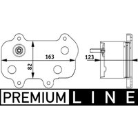 Ölkühler, Motoröl MAHLE CLC 61 000P von Mahle