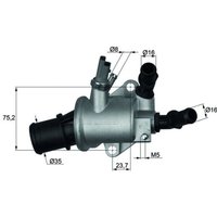 Thermostat, Kühlmittel MAHLE TI 143 88 von Mahle