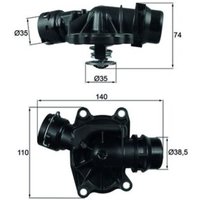 Thermostat, Kühlmittel MAHLE TI 233 88 von Mahle