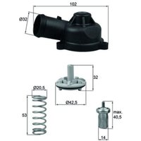 Thermostat, Kühlmittel MAHLE TI 244 83D von Mahle