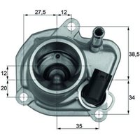 Thermostat, Kühlmittel BEHR MAHLE TI 29 87 von Mahle