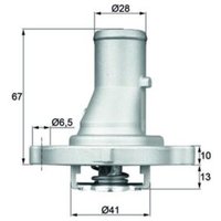 Thermostat, Kühlmittel MAHLE TI 68 87D von Mahle