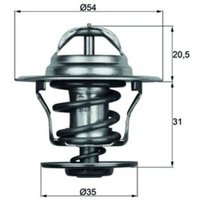 Thermostat, Kühlmittel MAHLE TX 15 84D von Mahle