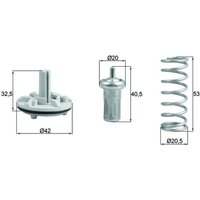 Thermostat, Kühlmittel MAHLE TX 183 80D von Mahle