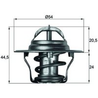 Thermostat, Kühlmittel MAHLE TX 4 83D von Mahle