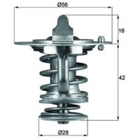 Thermostat, Kühlmittel MAHLE TX 83 76D von Mahle