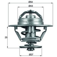 Thermostat, Kühlmittel MAHLE TX 93 74D von Mahle