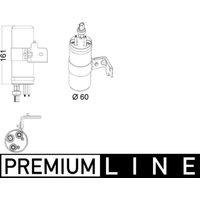 Trockner, Klimaanlage MAHLE AD 6 000P von Mahle