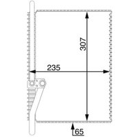 Verdampfer, Klimaanlage MAHLE AE 74 000S von Mahle