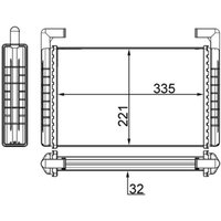 Wärmetauscher, Innenraumheizung MAHLE AH 119 000S von Mahle