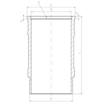 Zylinderlaufbuchse MAHLE 001 LW 00143 001 von Mahle