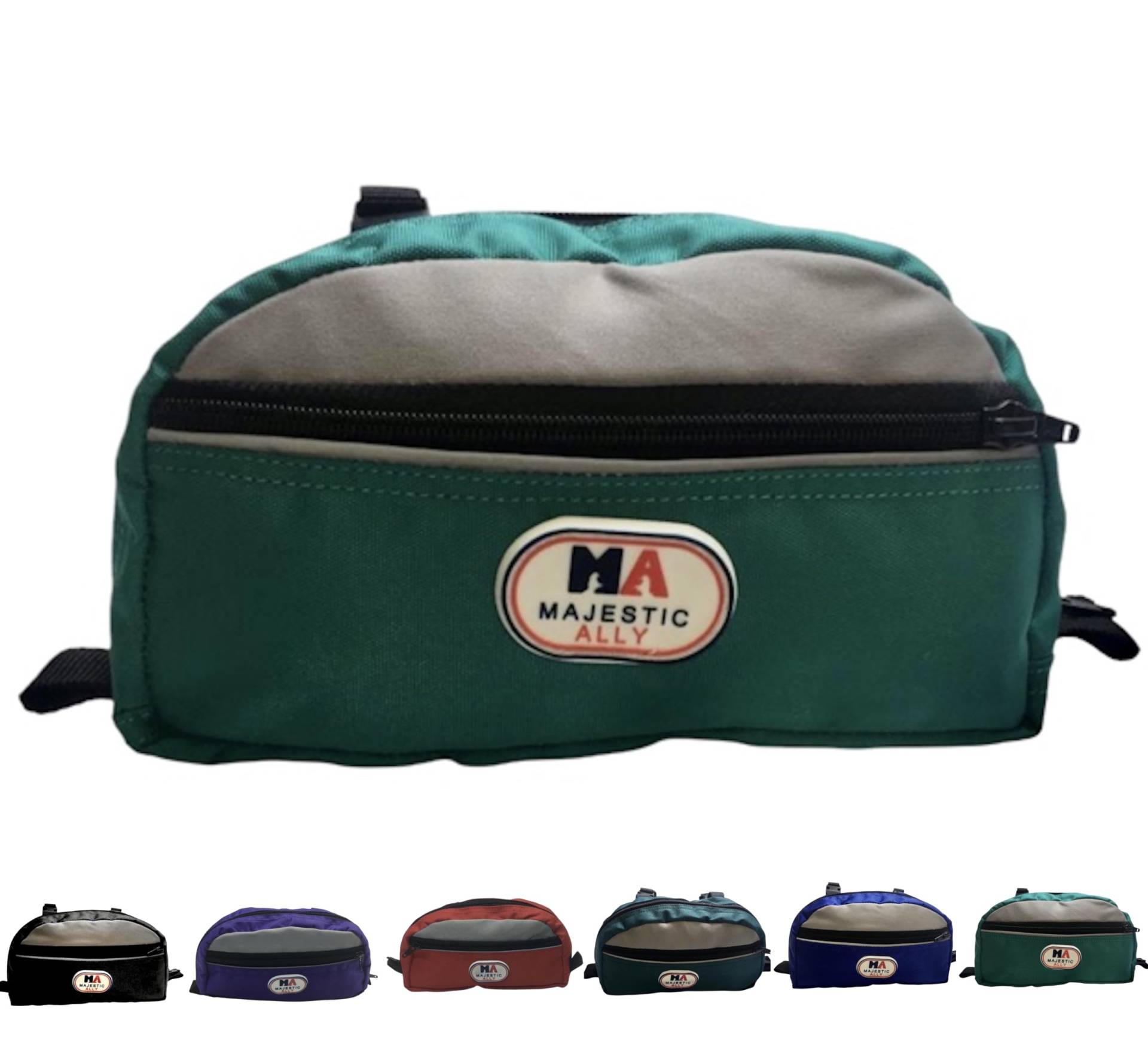 Majestic Ally Satteltasche für Westernsattel, Nylon, reflektierend, Türkis von Majestic Ally