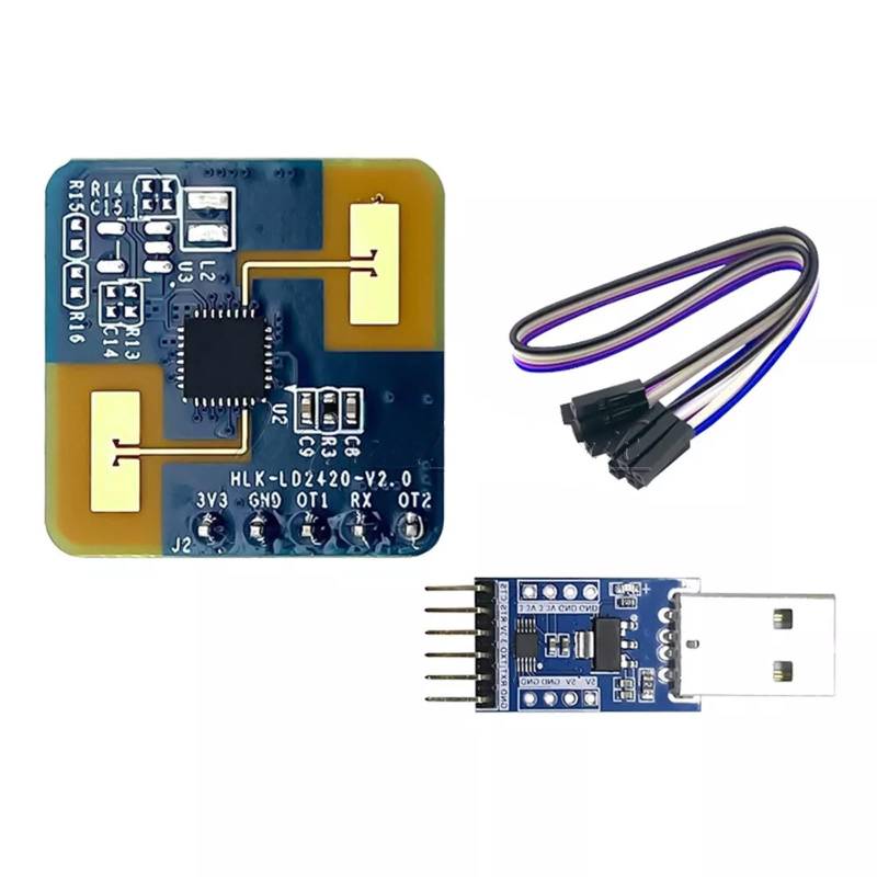 HLK-LD2420 24GHz Radar-Modul Kit smarte Bewegungserkennung und Präsenzüberwachung von MakerMind