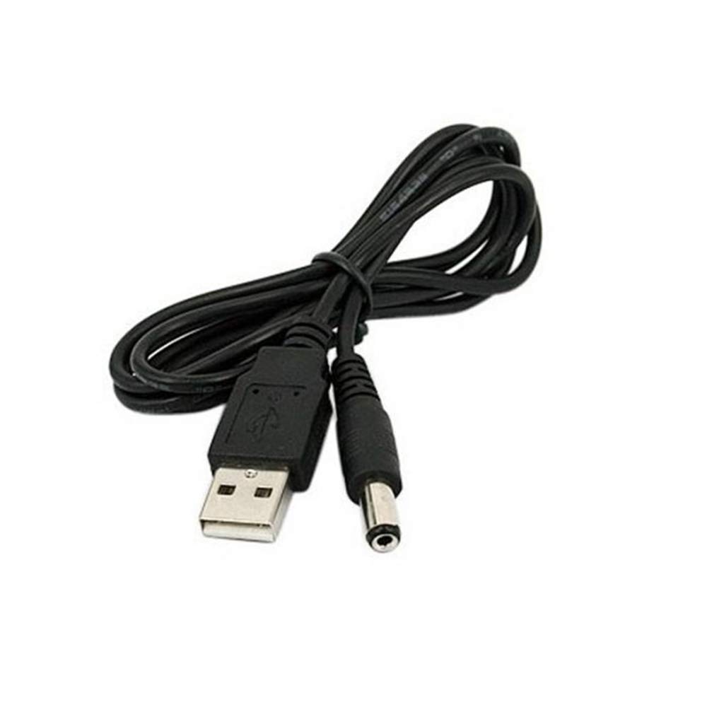 MakerMind 80 cm USB Stromkabel auf DC Hohlstecker 5.5 x 2.1 mm 5V Ladekabel von MakerMind