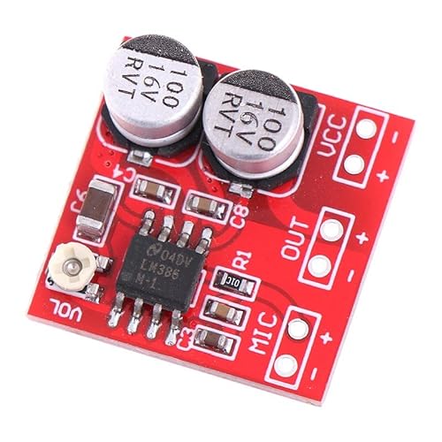 MakerMind LM386 Mikrofon Verstärker Modul DC 4-12V kompatibel mit Arduino, Raspberry Pi DIY Elektronik von MakerMind