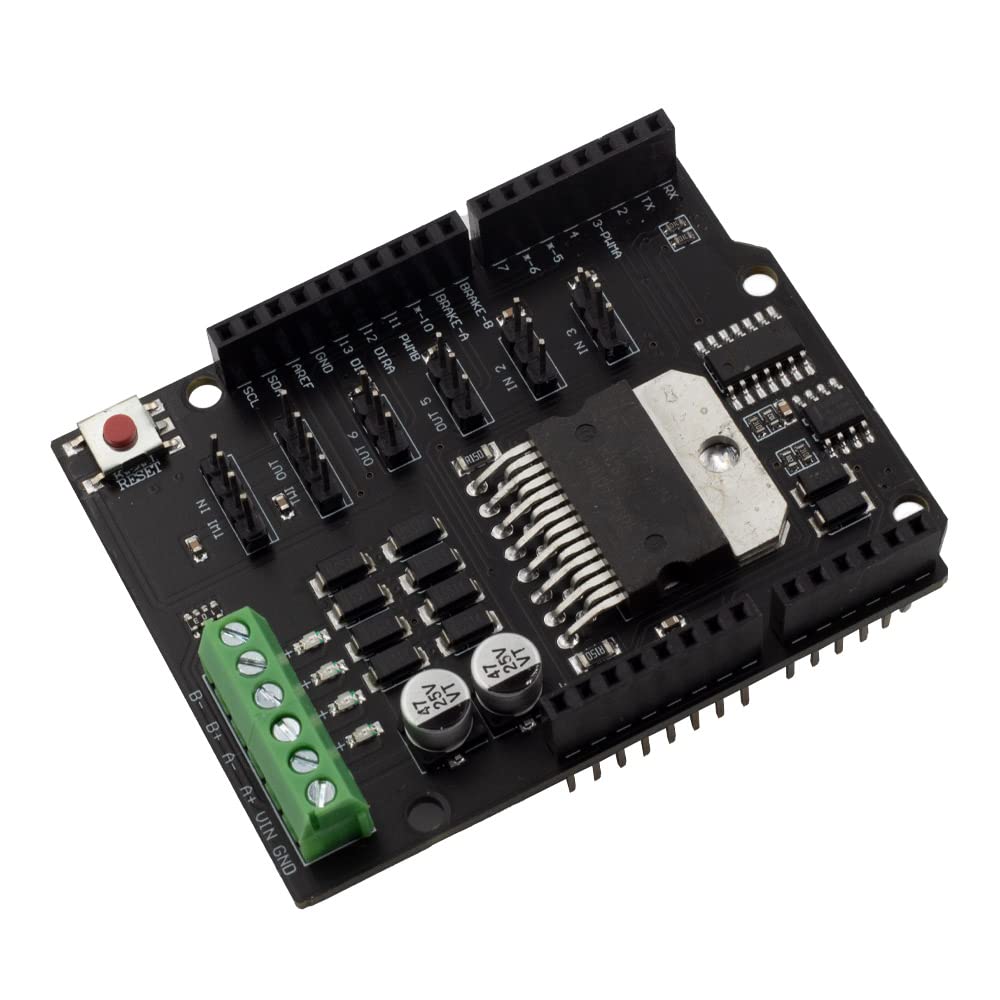 MakerMind Motor Treiber Shield L298NH kompatibel mit Arduino Uno R3 & Mega R3 von MakerMind