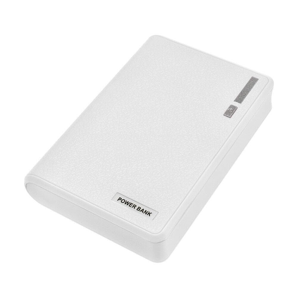 MakerMind Power Bank Gehäuse 20.000mAh Weiß USB für 4x 18650 Lithiumbatterien von MakerMind