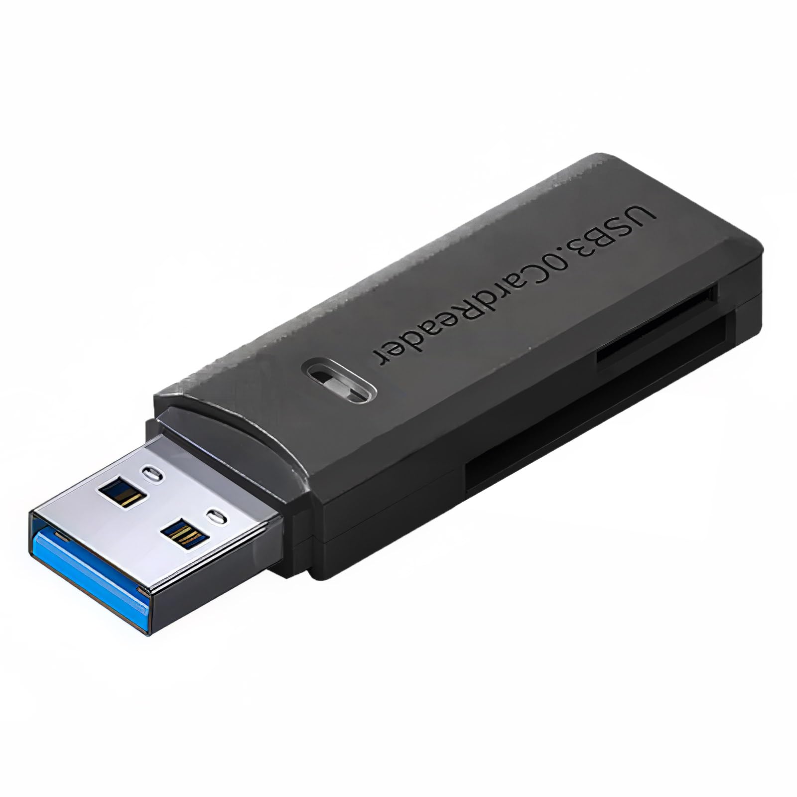 USB 3.0 Kartenleser für SD/MicroSD (Schwarz) von MakerMind