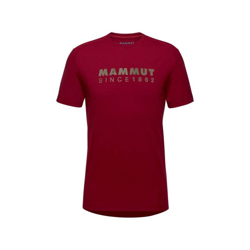 Mammut Herren Trovat Logo T-Shirt, Blood red, M von Mammut