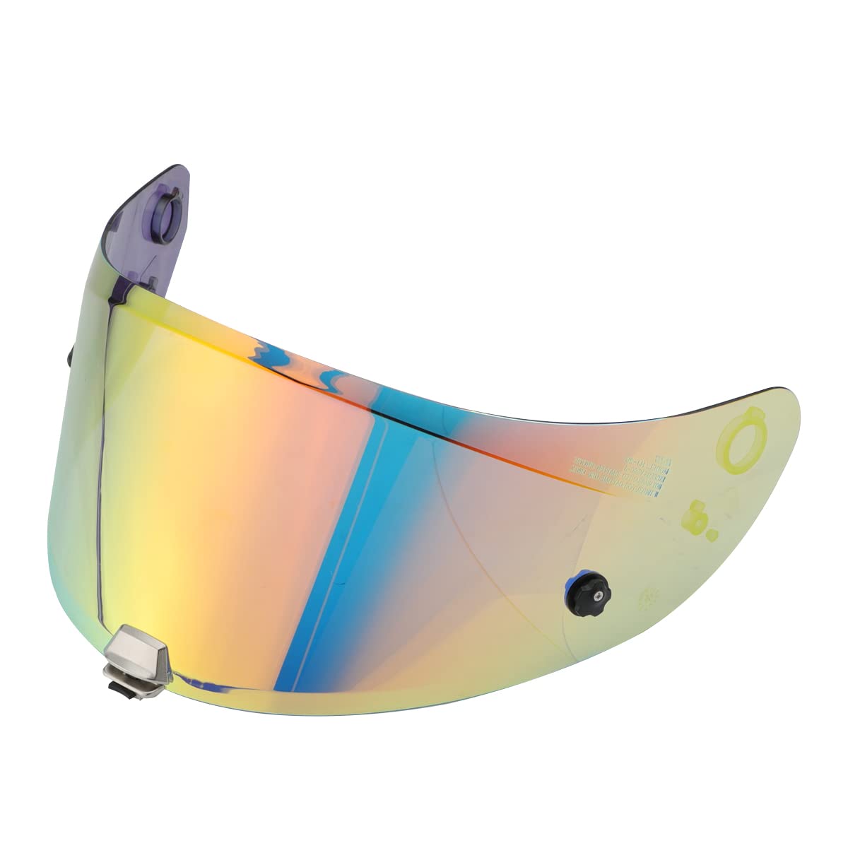 Motorradhelm Visier Winddicht UV Schutz Anti-Beschlag für HJC-26 RPHA-11 Pro RPHA-70 ST Transparentes Rotes Brillenglas von MangWany