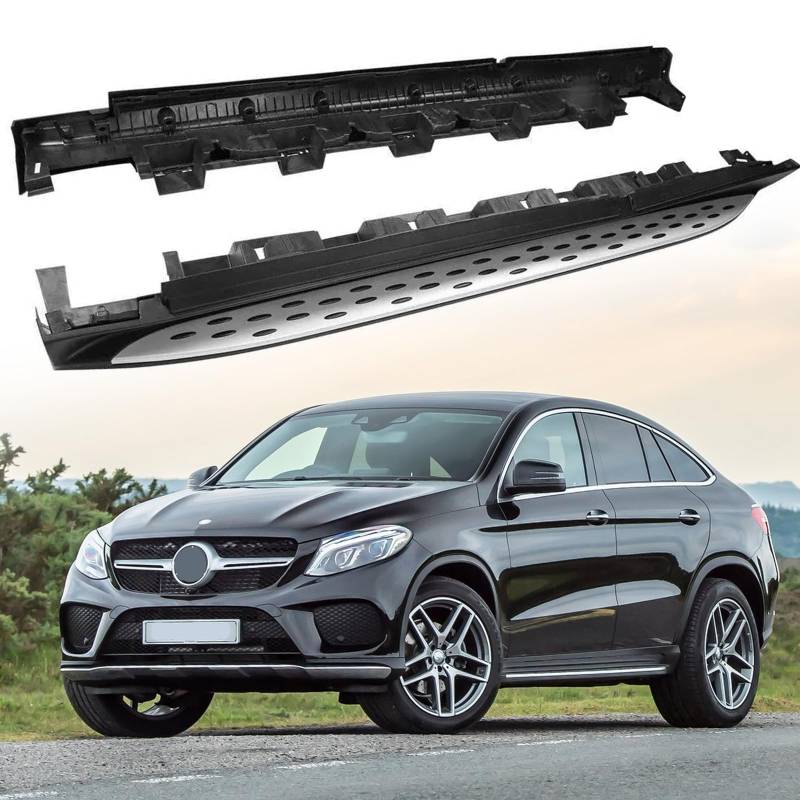 Passend für 2016–2019 Mercedes Benz GLE Coupe C292 Trittbretter Nerf Bars Paar von ManiGoon