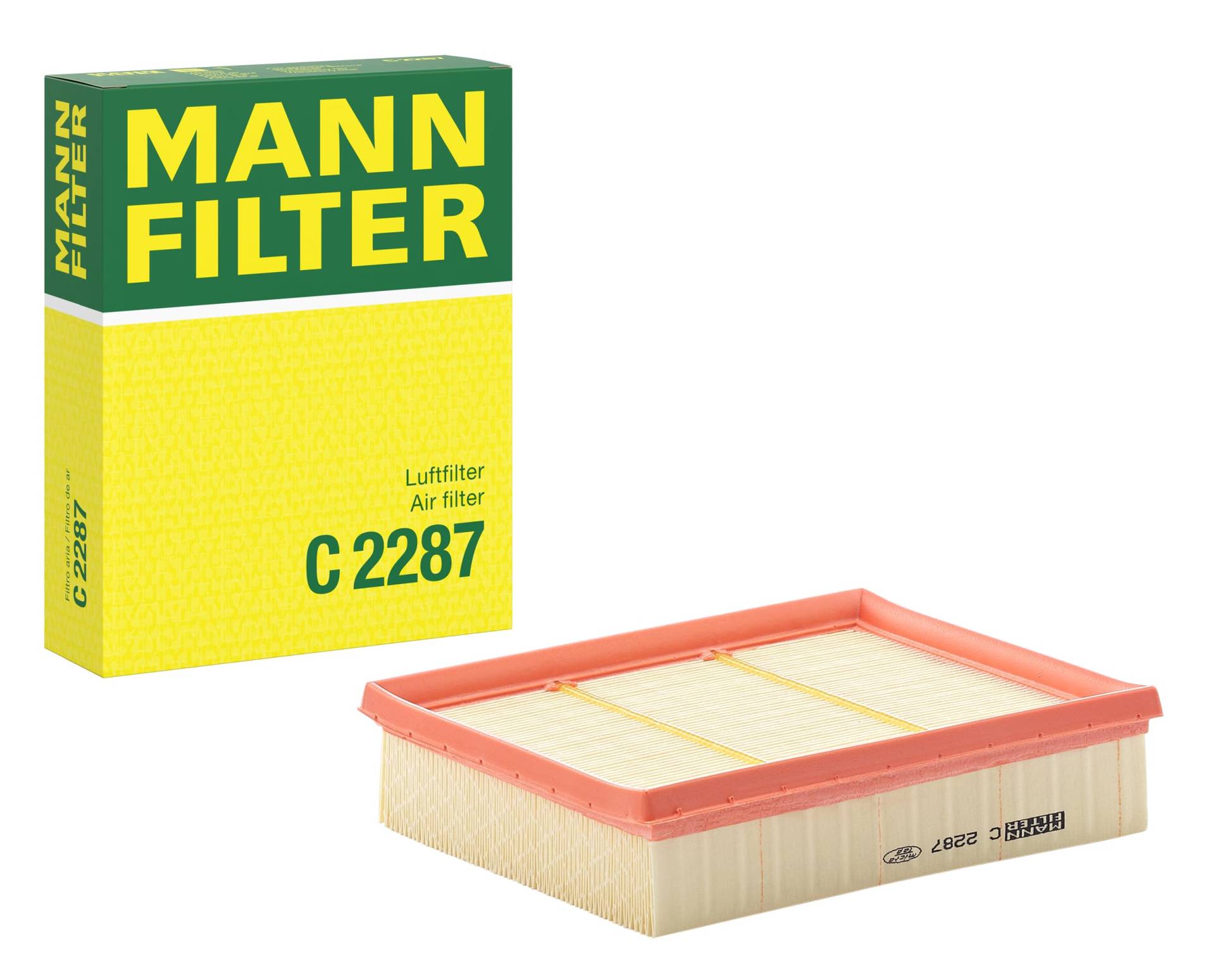 MANN-FILTER C 2287 Luftfilter – Für PKW von MANN-FILTER