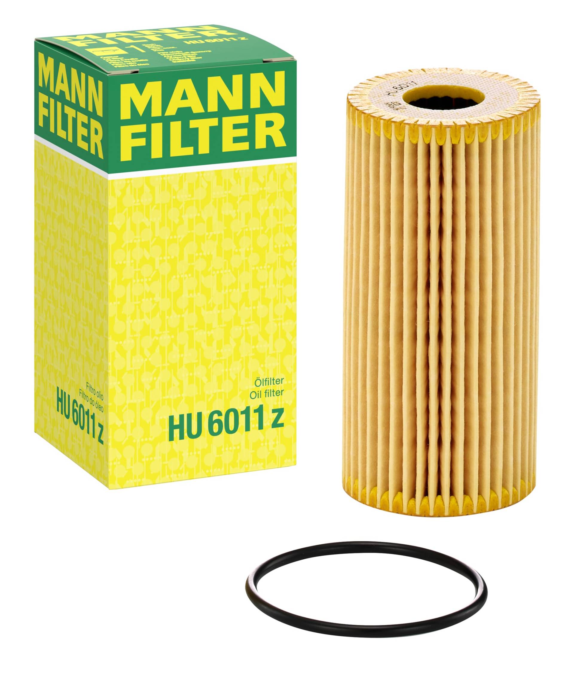 MANN-FILTER HU 6011 z Ölfilter – Ölfilter Satz mit Dichtung / Dichtungssatz – Für PKW von MANN-FILTER