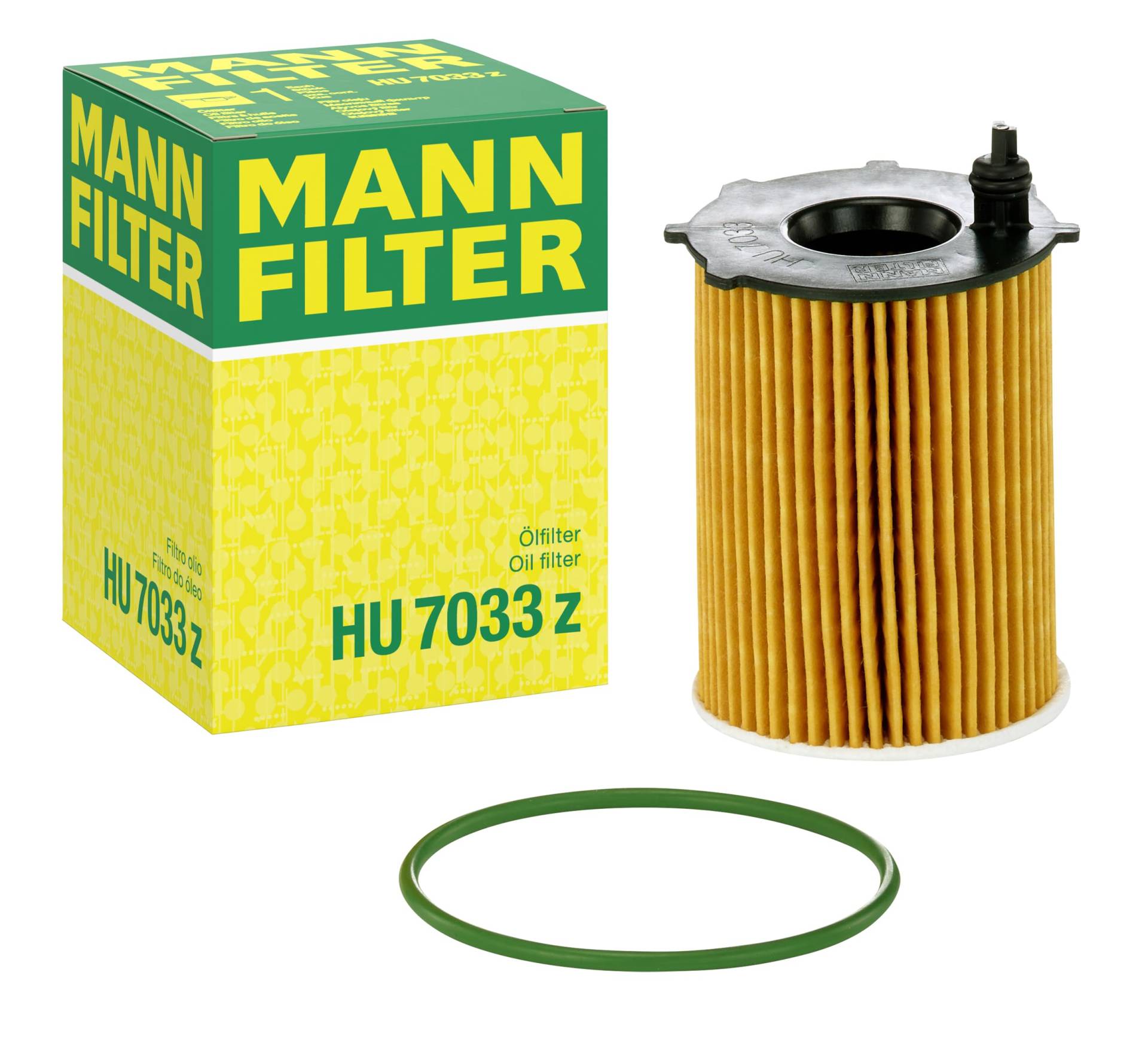 MANN-FILTER HU 7033 z Ölfilter – Ölfilter Satz mit Dichtung / Dichtungssatz – Für PKW von MANN-FILTER